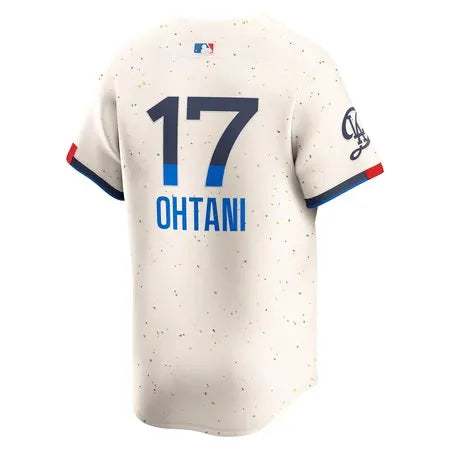 Men's Los Angeles Dodgers #17 Shohei Ohtani
Cream 2024 City Connect Limited Player Jersey