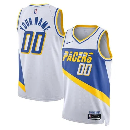 Men's Indiana Pacers
White 2025/26 City Edition Swingman Custom Jersey