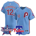 Youth Philadelphia Phillies #12 Kyle Schwarber Light Blue 2026 MLB All-Star Jersey