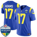 Men's Los Angeles Rams #17 Davante Adams Royal 2026 Melbourne Game Patch Vapor F.U.S.E. Limited Jersey