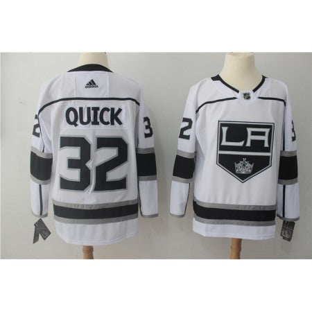 Men's
Los Angeles Kings #32 Jonathan Quick White Stitched NHL Jersey
