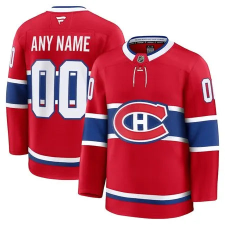Men's Montreal Canadiens Custom
Red Home Premium Jersey
