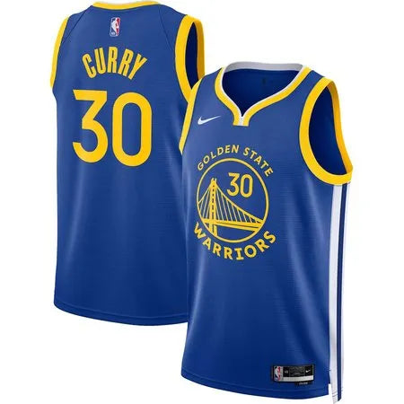 Men's Golden State Warriors #30 Stephen Curry Nike Royal Swingman Icon Edition Jersey