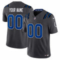 Men's Indianapolis Colts Charcoal 2026 Rivalries Collection Vapor F.U.S.E. Limited Custom Jersey