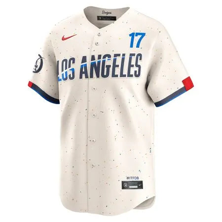 Men's Los Angeles Dodgers #17 Shohei Ohtani
Cream 2024 City Connect Limited Player Jersey